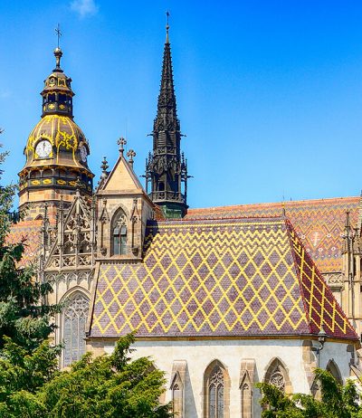 <span>58,5 m</span><p>high St Elizabeth's Cathedral – the easternmost cathedral in Europe</p>